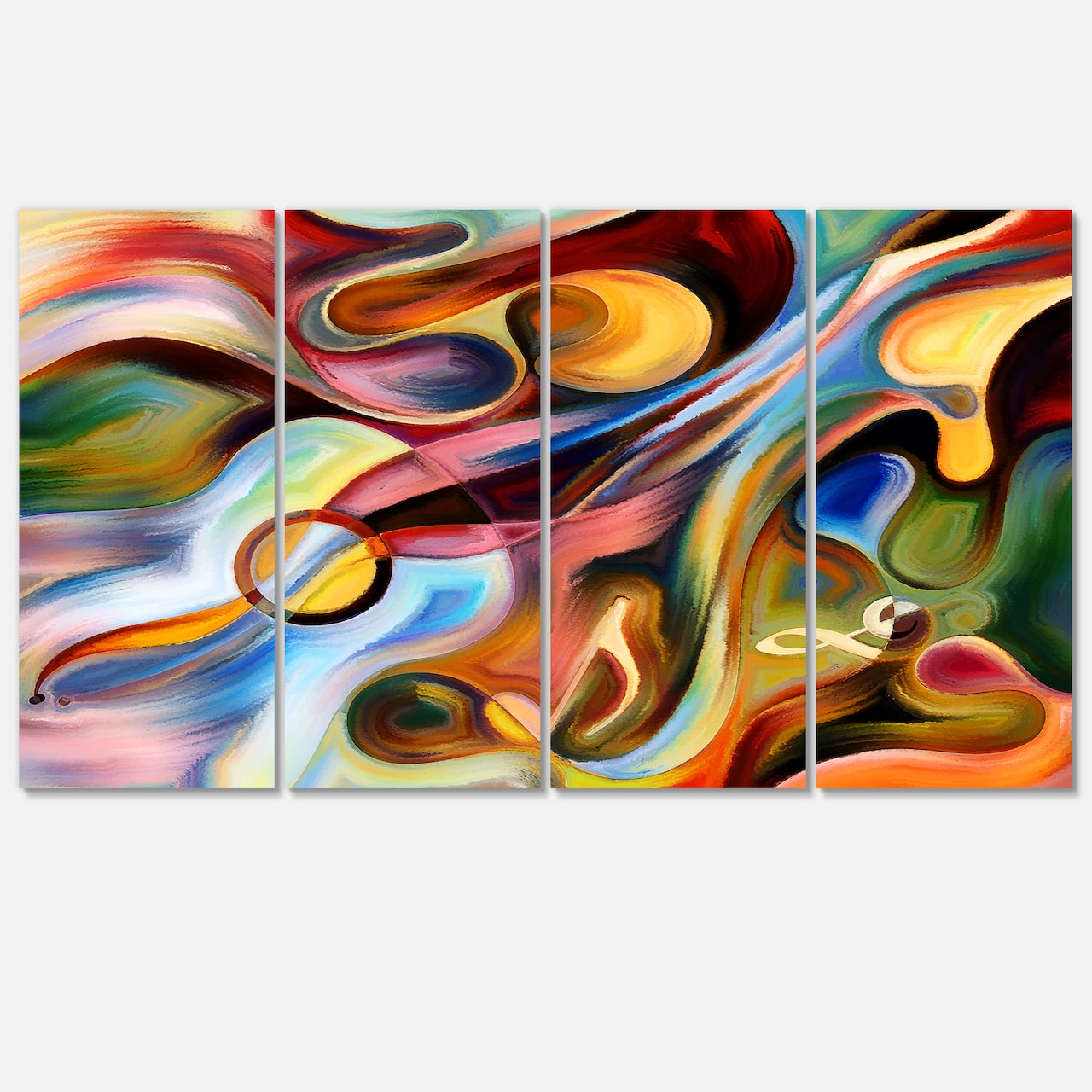 Designart - Music beyond the Frames - Music Canvas Art Print